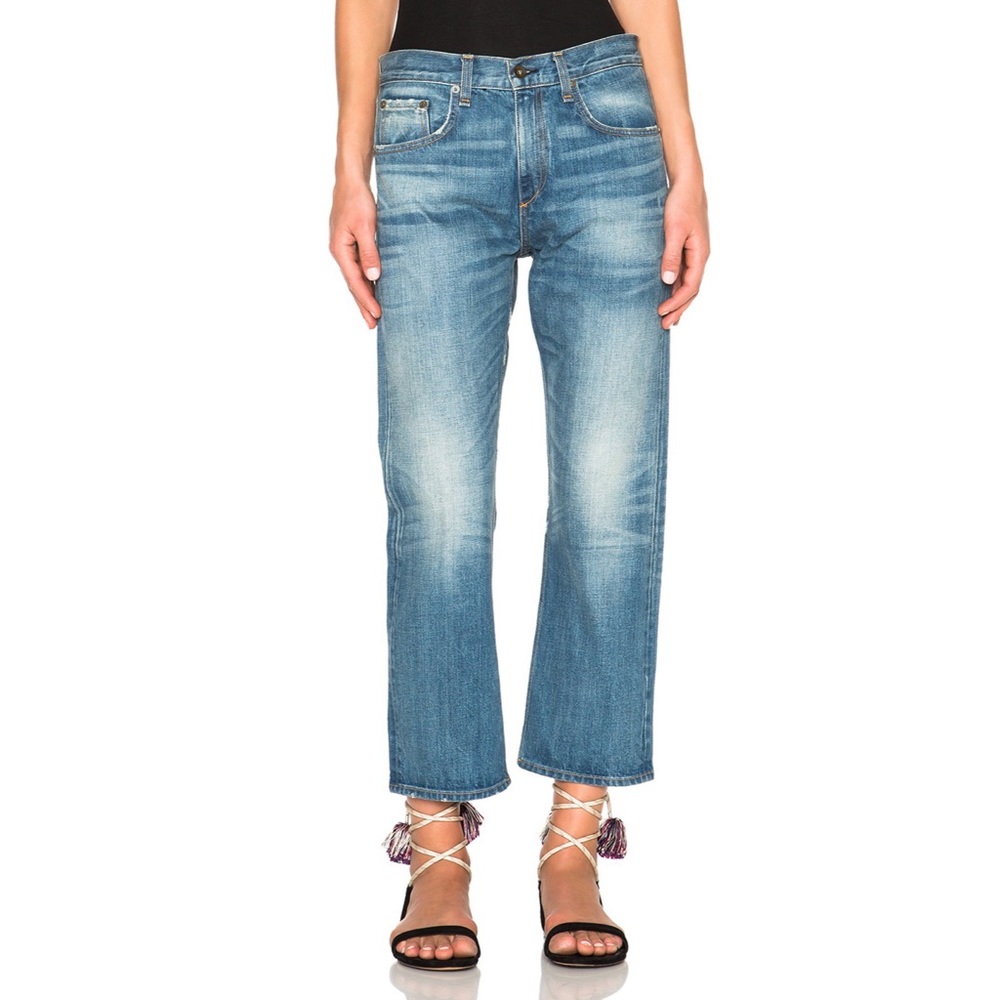 Rag & Bone Marilyn Mid Rise Straight Leg Jeans